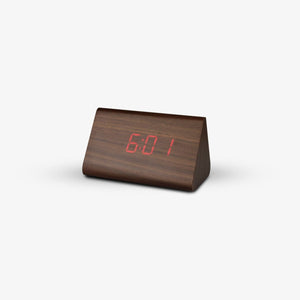 Wooden Alarm Clock - Triangle