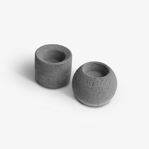 Cement Candle Holders