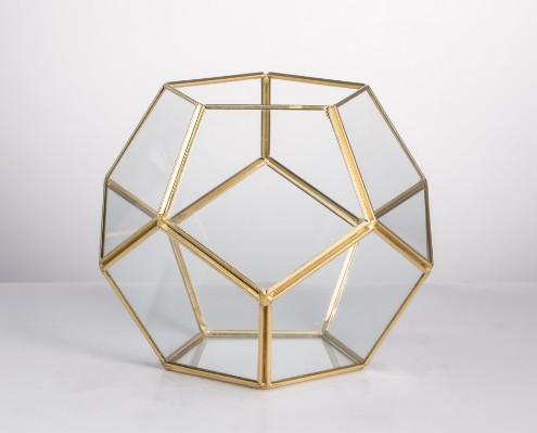 Glass Terrarium - Polygon
